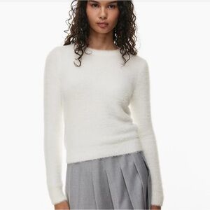 Sunday Best Cozy Light Pink Crew Neck Sweater Cozy Preppy Small